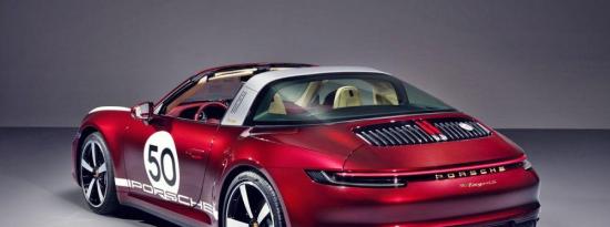 保时捷展示了新款911 Targa 4S Heritage Design Edition