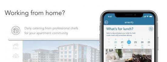 Amenify推出面向豪华公寓社区的餐饮服务