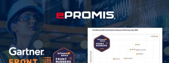 ePROMIS ERP通过软件咨询确保在GartnerFrontRunnersERP报告2020中排名第一