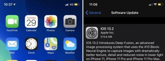 科技动态:Apple iOS 13.2上线 带来了Deep Fusion新的表情符号等