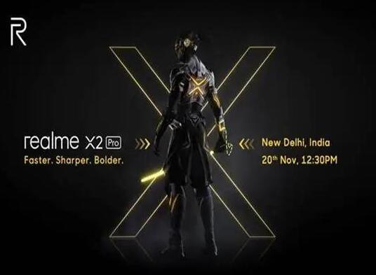 科技动态:Realme X2 Pro将于11月20日在印度推出 起价约27000卢比左右