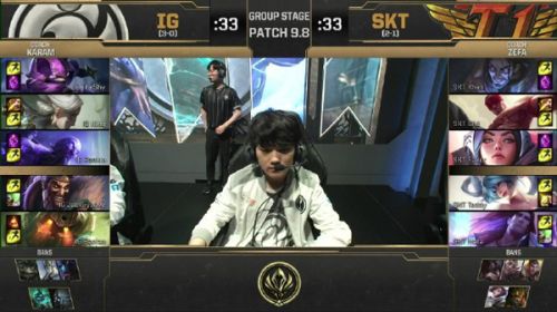 游戏动态：lol2019msi IG16分钟平推SKT 下路领先7K经济 创下最快记录