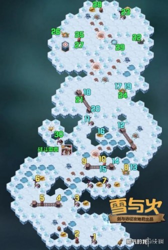 游戏动态：剑与远征雪与火通关路线 剑与远征雪与火打法技巧