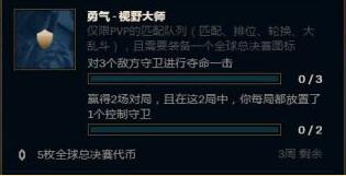 LOL全球总决赛任务汇总一览 LOL冠军代币获取方法