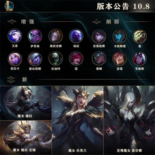 英雄联盟10.8版本更新内容 LOL10.8版本更新公告