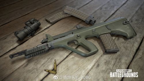 绝地求生新武器AUG A3半自动步枪介绍