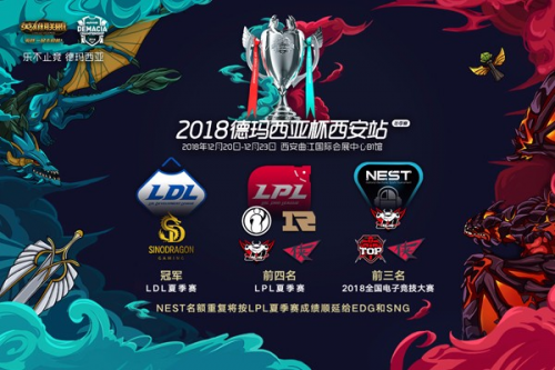 lol2018德杯12月20日开启 lol2018德玛西亚杯赛程队伍一览