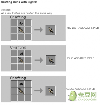 我的世界枪械mod下载地址 我的世界枪械合成表