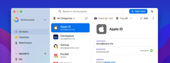 Mac 上的 1Password 8 带来了重大的重新设计