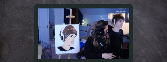 Twitch Streamer 使用他们的鼻子绘制 xQc