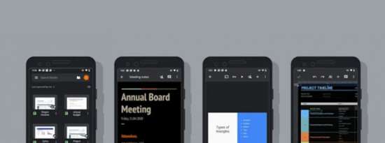 如何为 Google 文档 表格和幻灯片启用 Android 的暗模式