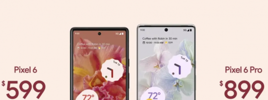 如何预订Pixel 6和6Pro